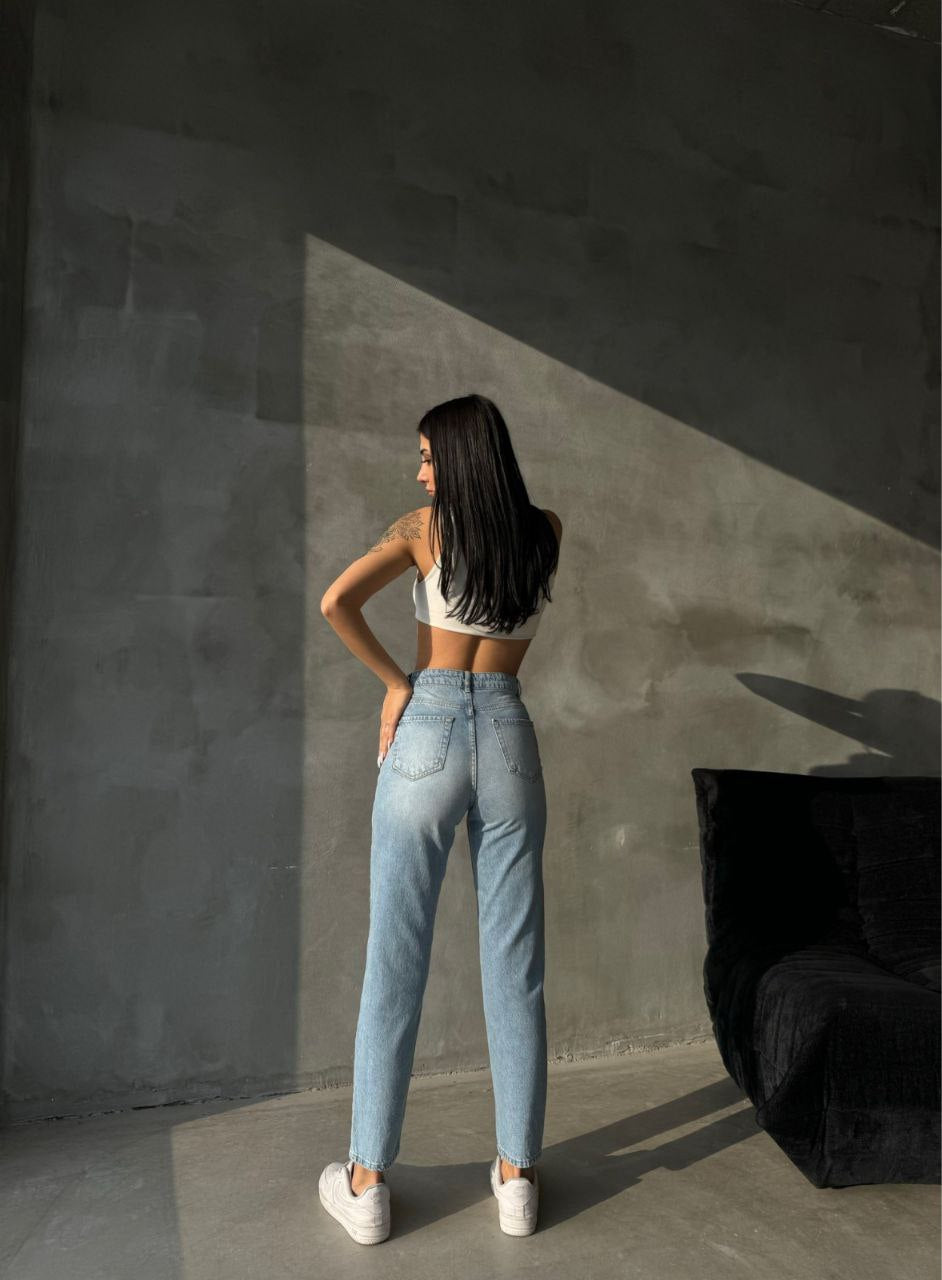 Jeans Tapered Fit - Light Blue